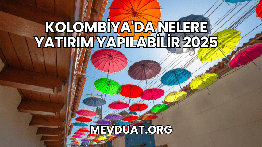 Kolombiya'da Nelere Yatırım Yapılabilir 2025