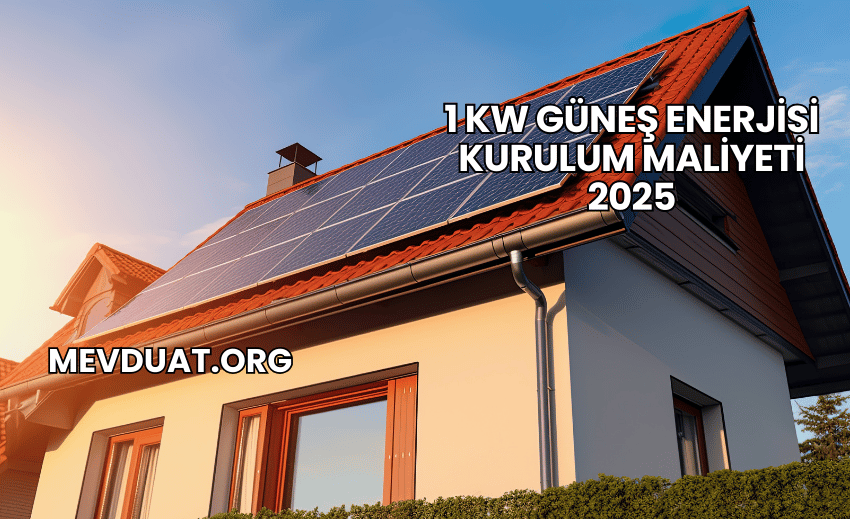 1 kW Güneş Enerjisi Kurulum Maliyeti 2025