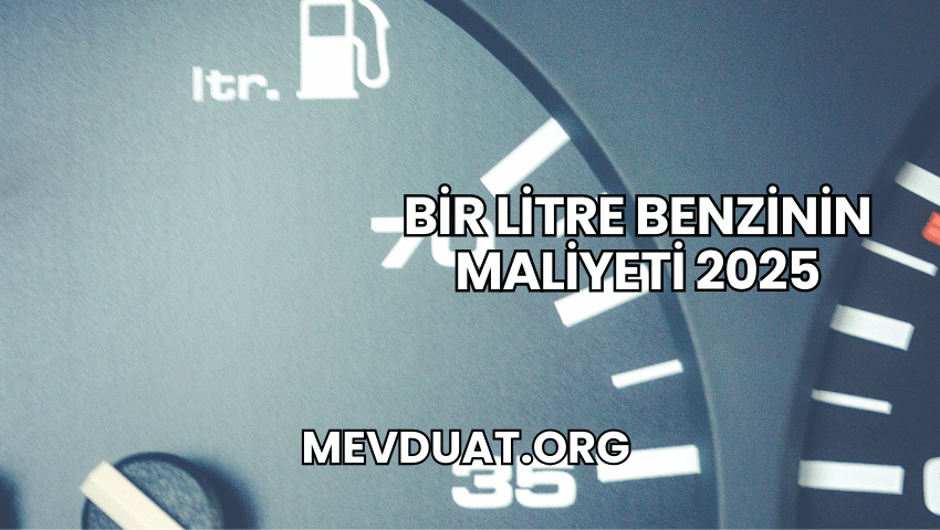 Bir Litre Benzinin Maliyeti 2025