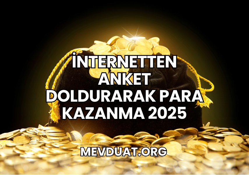 İnternetten Anket Doldurarak Para Kazanma 2025