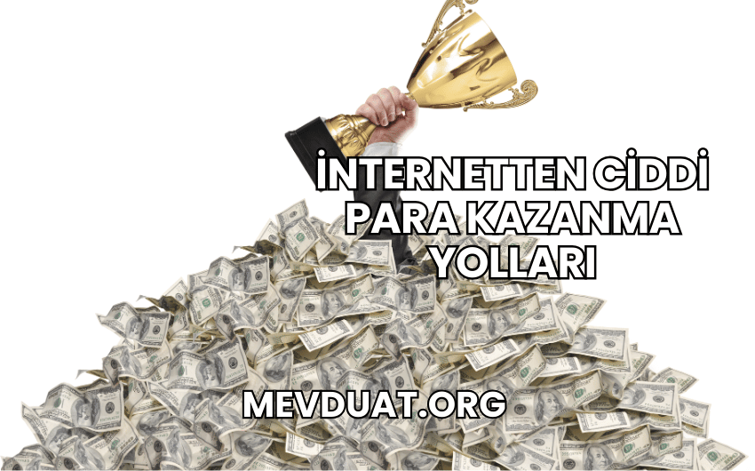 İnternetten Ciddi Para Kazanma Yolları