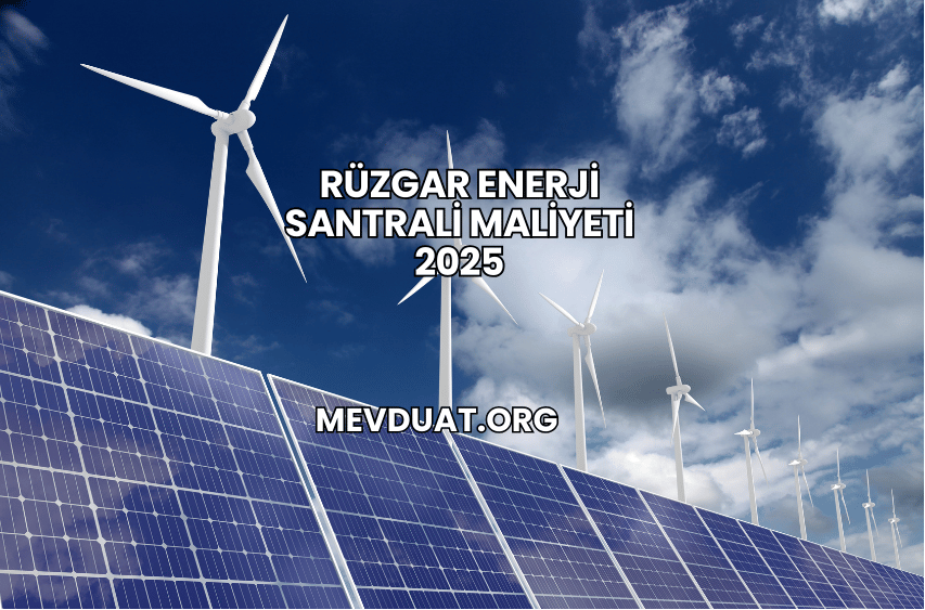 Rüzgar Enerji Santrali Maliyeti 2025