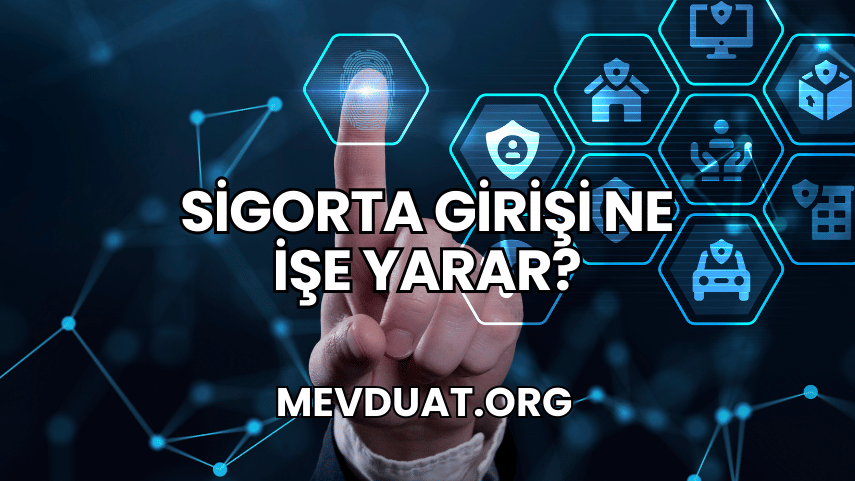 Sigorta Girişi Ne İşe Yarar?