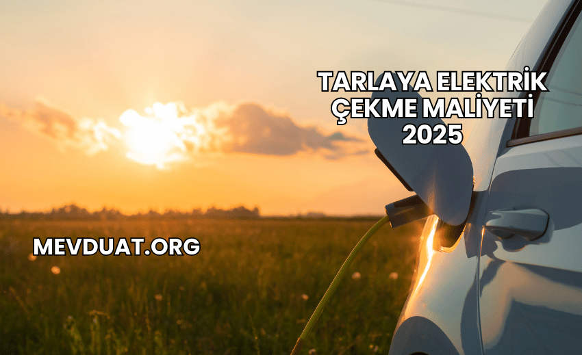 Tarlaya Elektrik Çekme Maliyeti 2025