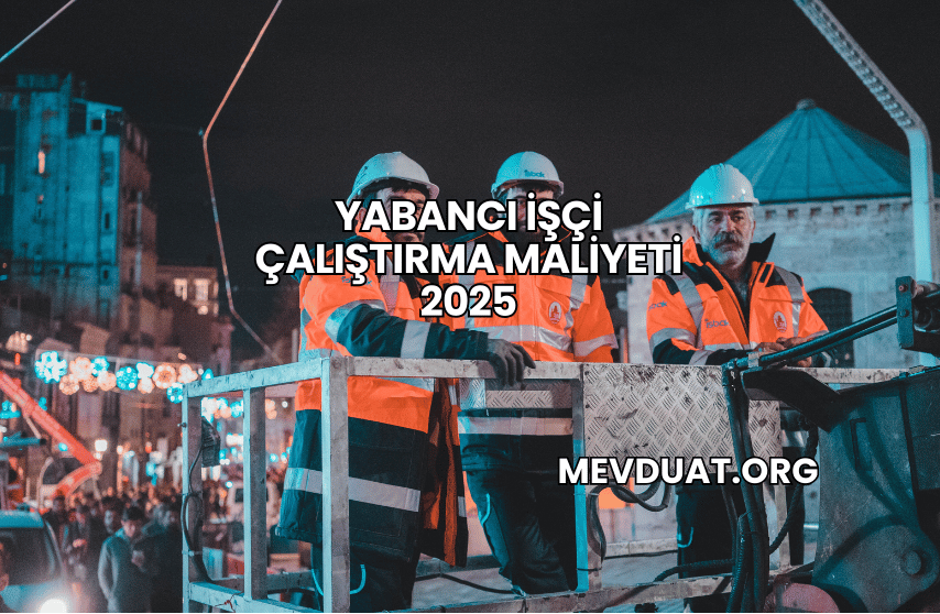 Yabancı İşçi Çalıştırma Maliyeti 2025