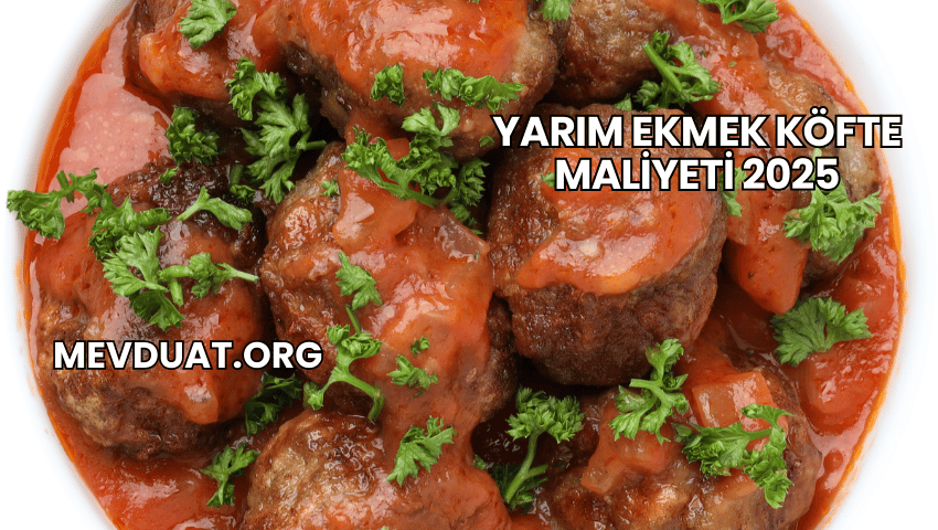 Yarım Ekmek Köfte Maliyeti 2025