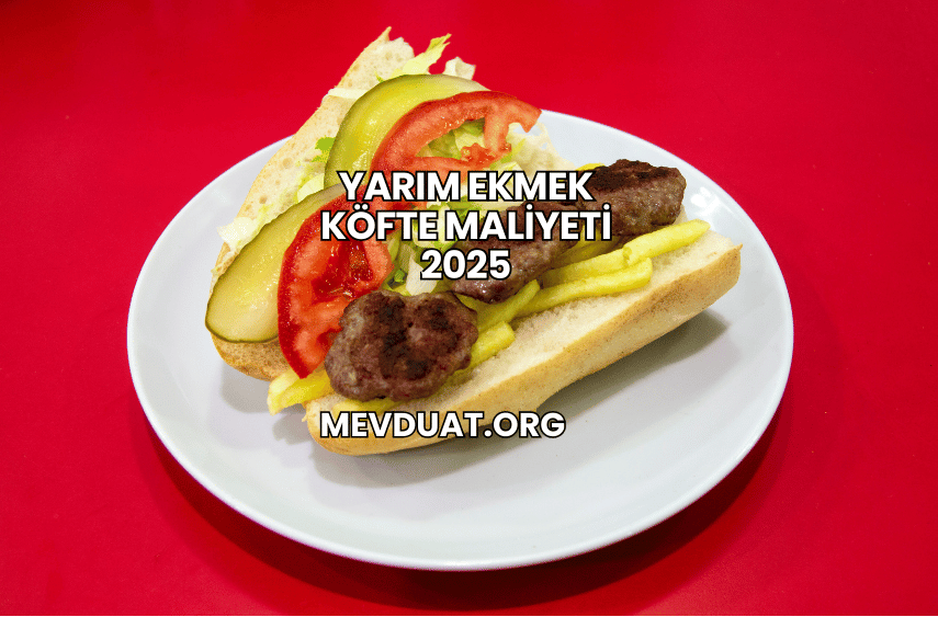 Yarım Ekmek Köfte Maliyeti 2025