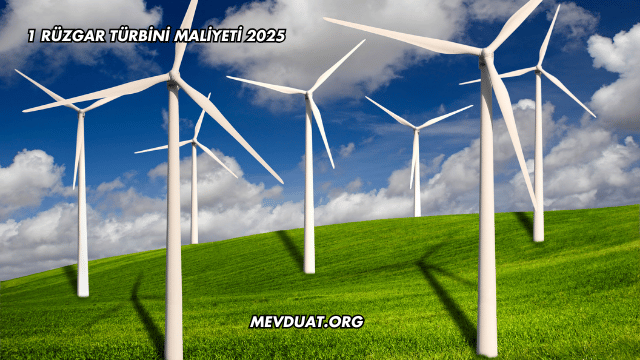 1 Rüzgar Türbini Maliyeti 2025