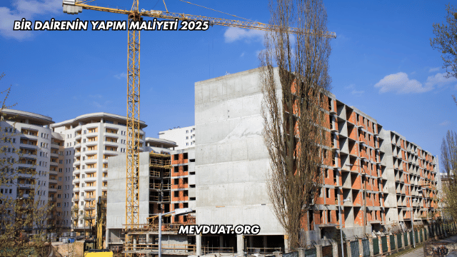 Bir Dairenin Yapım Maliyeti 2025